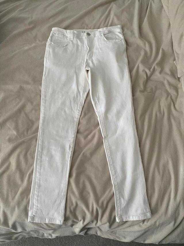 Marks & Spencer Women's Jeans - White - UK 12 on Productcaster.