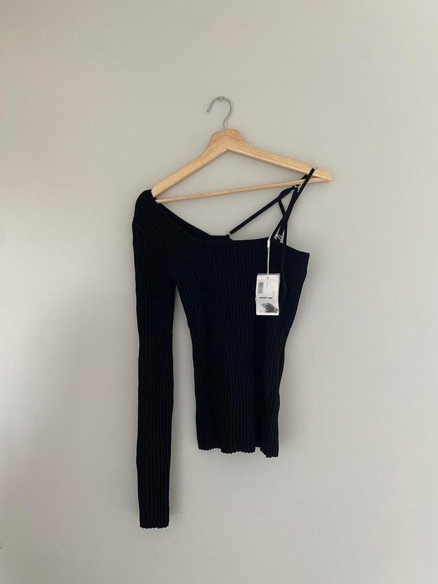 Helmut Lang Women's Top - Black - S on Productcaster.