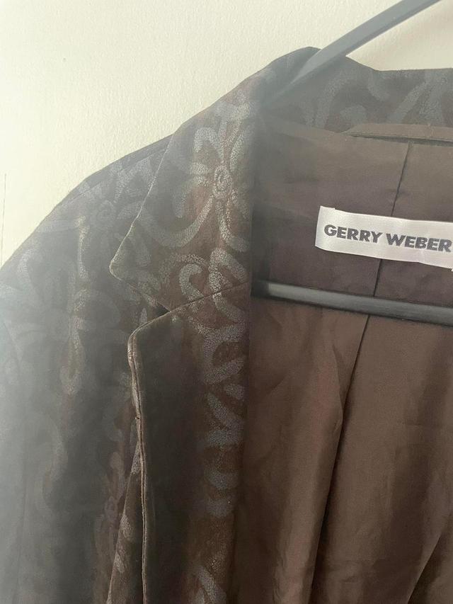 Gerry Weber Women's Blazer Jacket - Brown/Black - UK 6 on Productcaster.