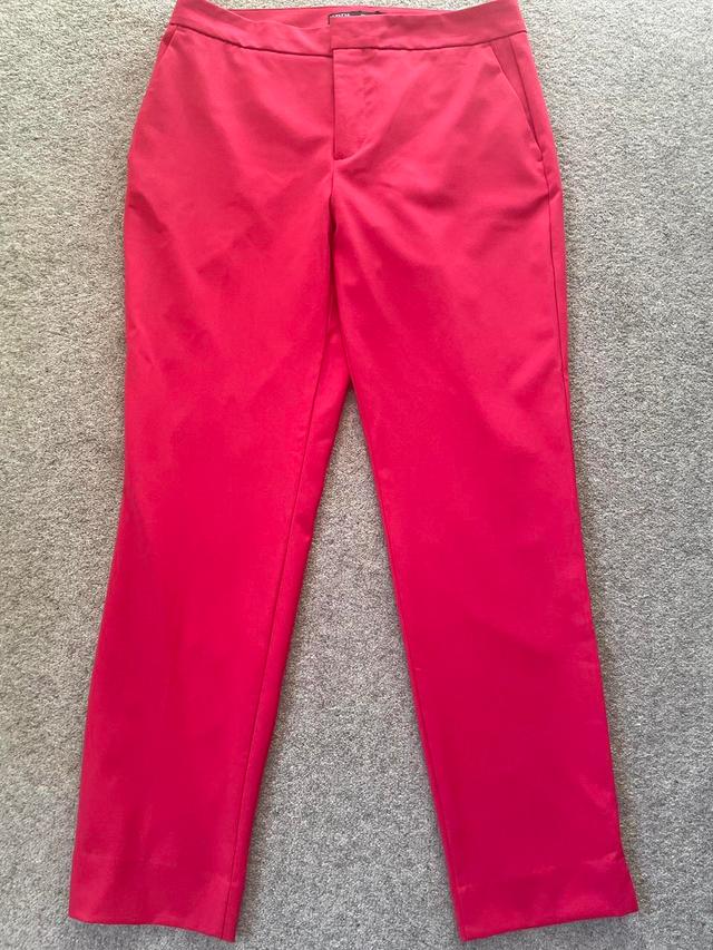 Zara Women's Trousers - Red - UK 8 on Productcaster.