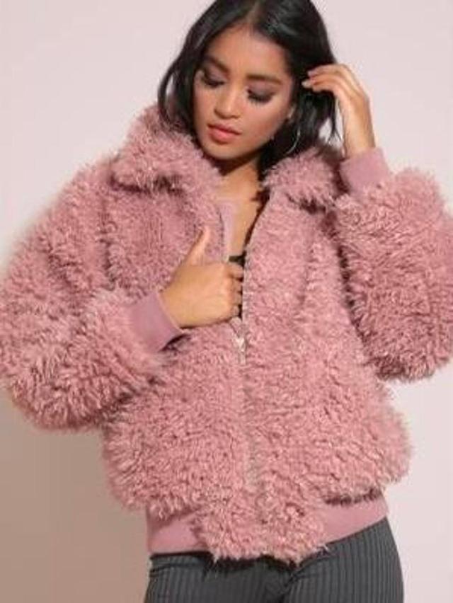 I Saw It First Women's Coat - Pink - M on Productcaster.