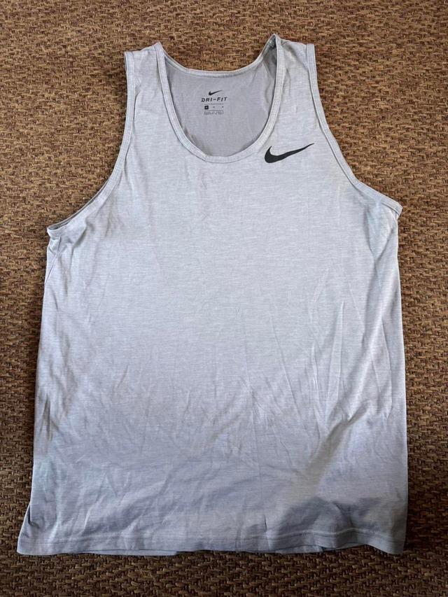 Nike Men's Vest - Grey/Blue - M on Productcaster.