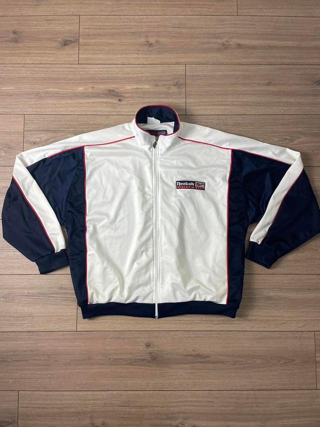 Reebok Men's Bomber Jacket - Navy/Multi - L on Productcaster.