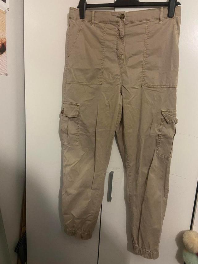 M&S Collection Women's Cargo Trousers - Tan - UK 14 on Productcaster.