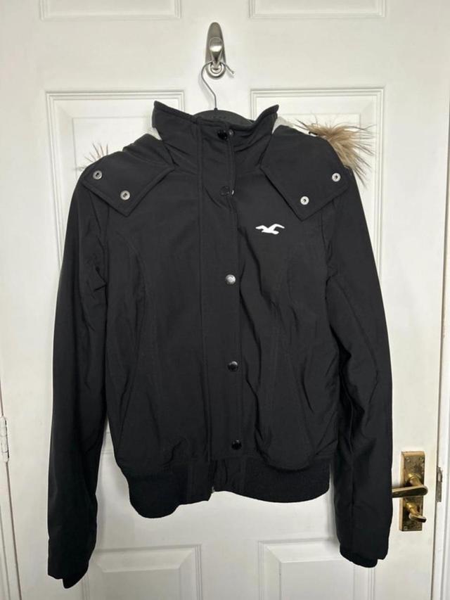 Hollister Co. Women's Outdoors Coat - Black - XS on Productcaster.