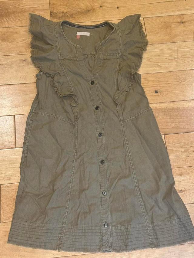 Anthropologie Women's Dress - Khaki - XS on Productcaster.