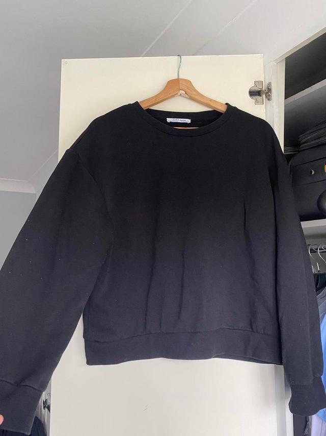 Zara Women's Sweatshirt - Black - M on Productcaster.