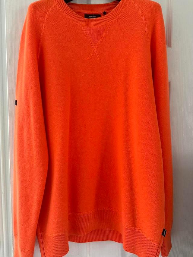 Superdry Men's Jumper - Orange - L on Productcaster.