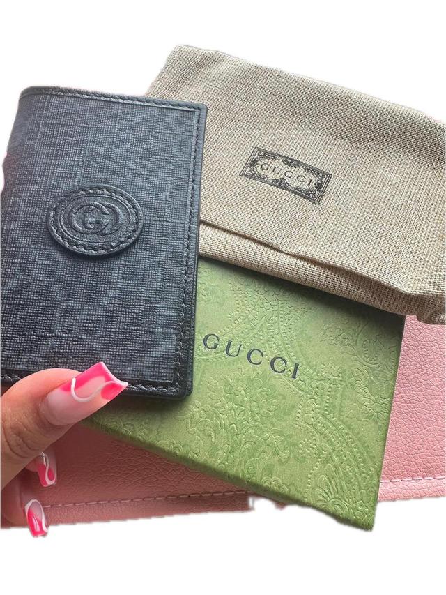 Gucci Men's Wallets - Black/Grey on Productcaster.