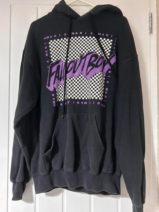 Men's Hoodie - Black/Purple - M on Productcaster.