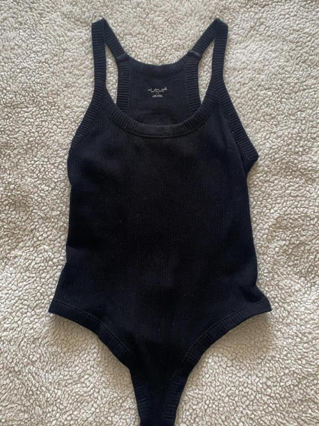 Urban Outfitters Women's Bodysuit - Black - L on Productcaster.