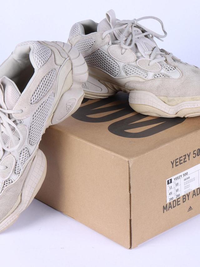 Yeezy Men's Trainers - Cream/Tan - UK 10 on Productcaster.