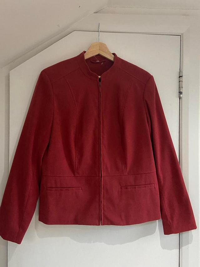 Women's Jacket - Red/Burgundy - UK 8 on Productcaster.