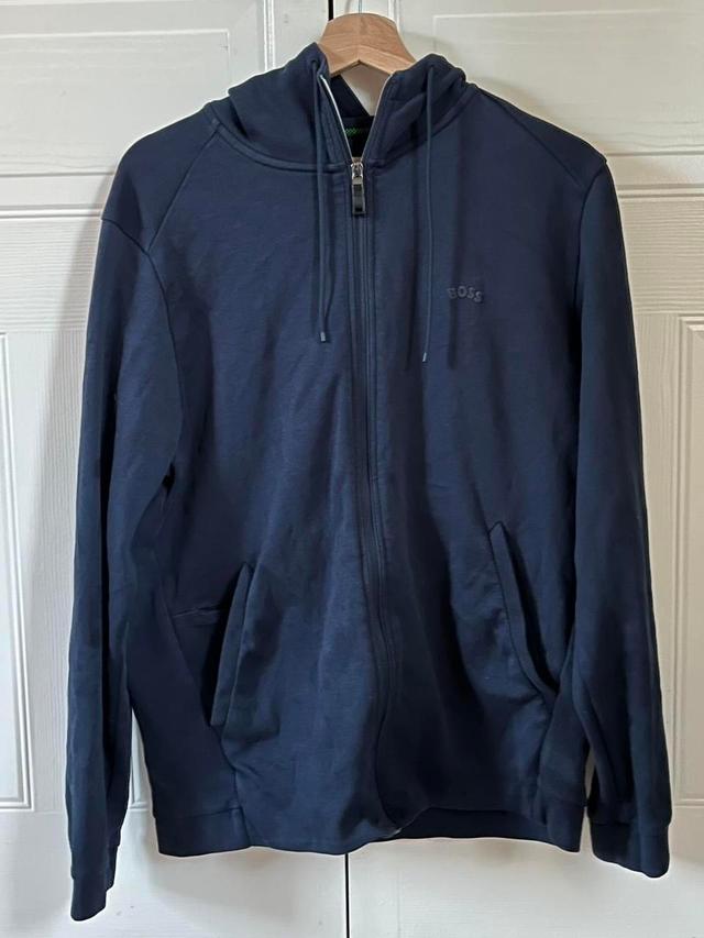 Hugo Boss Men's Hoodie - Navy - L on Productcaster.