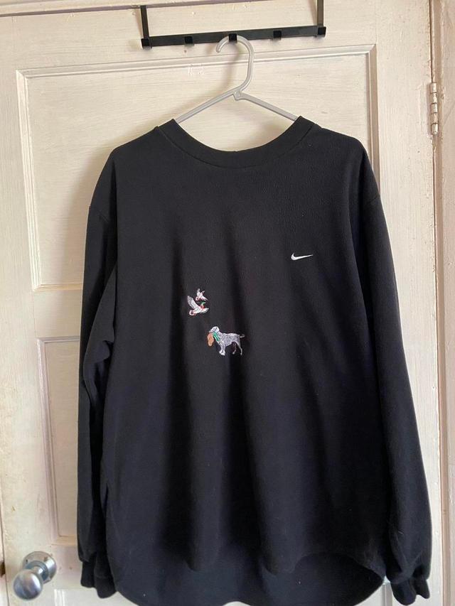 Nike Men's Sweatshirt - Black - L on Productcaster.