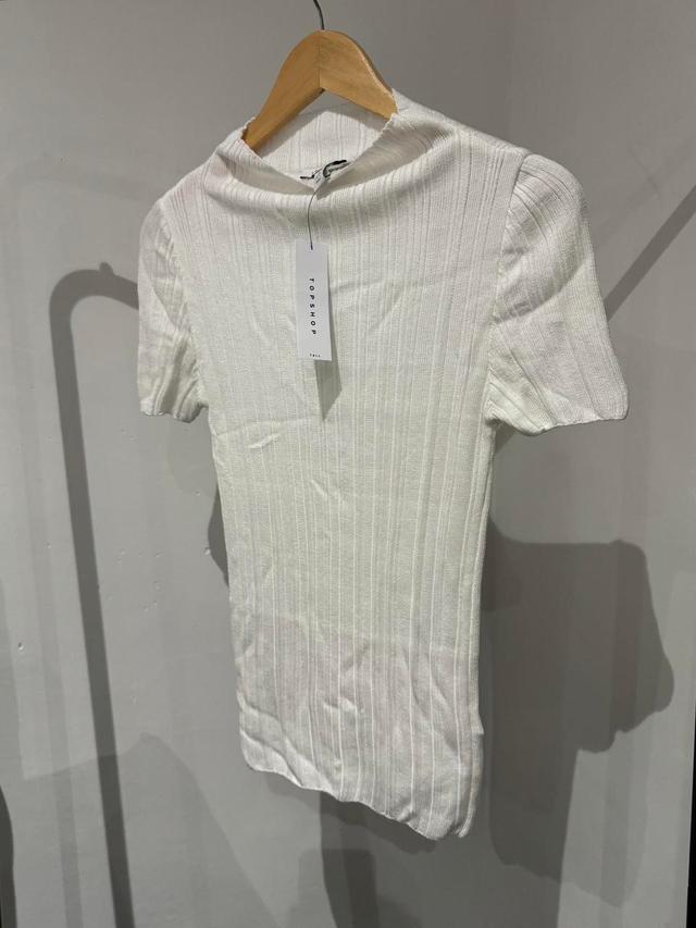 Topshop Women's Top - White - S on Productcaster.