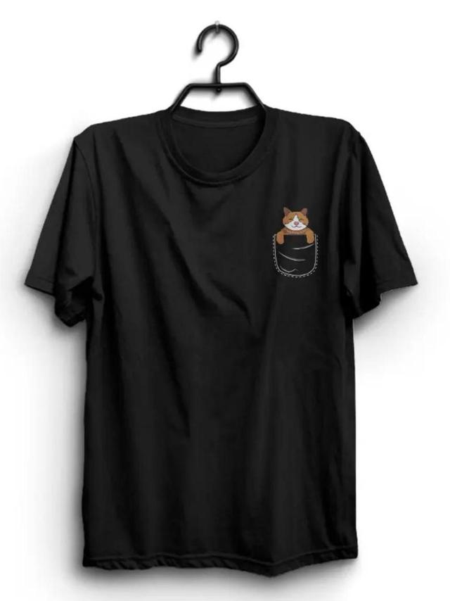 Men's T-shirt - Black/Multi - L on Productcaster.