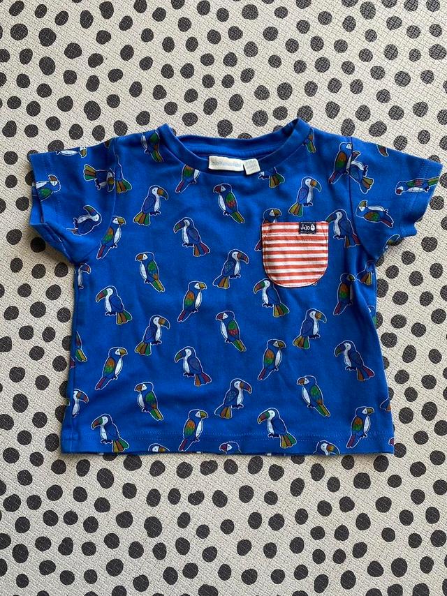 JoJo Maman Bébé Kids' T-shirt - Blue - 18-24 months on Productcaster.