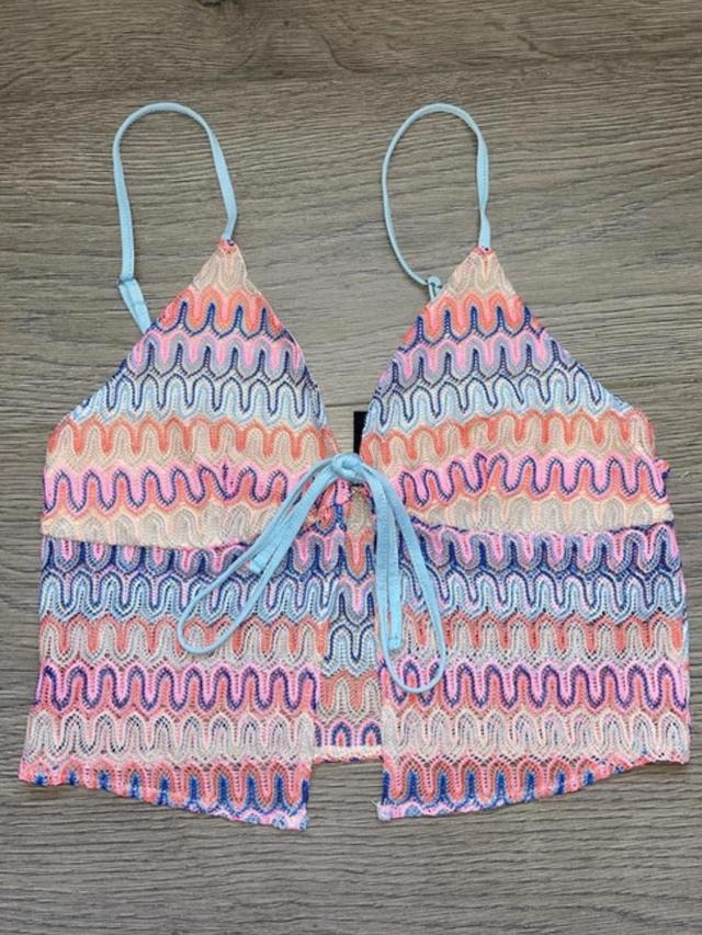 H&M Women's Crop top - Multi/Pink - S on Productcaster.