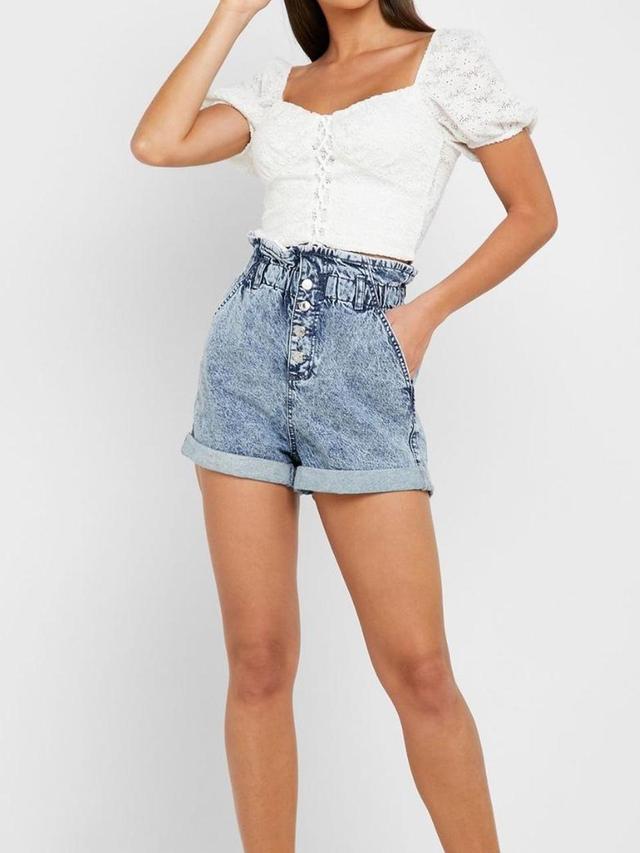 Missguided Women's Shorts - Blue - UK 8 on Productcaster.