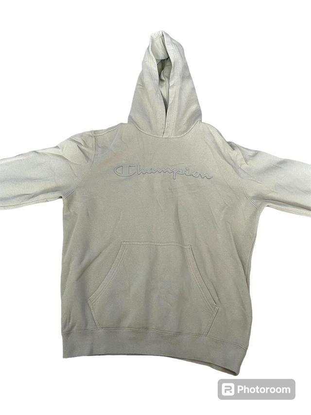 Champion Men's Hoodie - Cream - L on Productcaster.