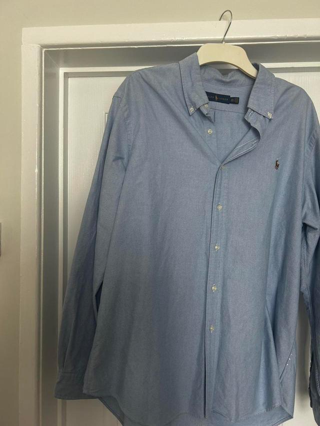 Ralph Lauren Men's Shirt - Blue - XXL on Productcaster.