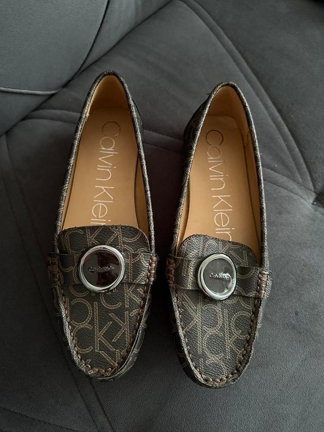 Calvin Klein Women's Loafers - Brown - UK 5 on Productcaster.