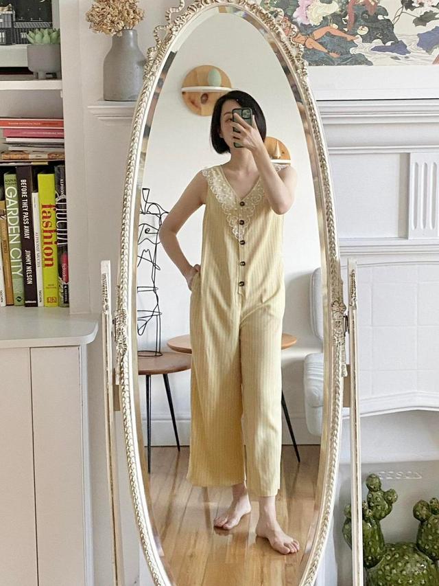 Miss Patina Women's Jumpsuit - Cream - UK 8 on Productcaster.