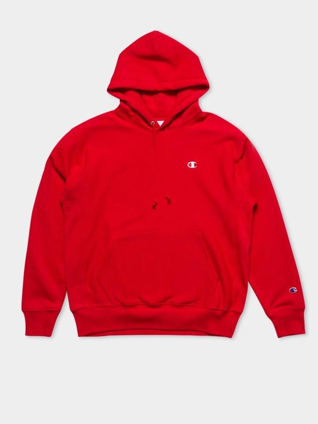 Champion Men's Hoodie - Red/Burgundy - XL on Productcaster.