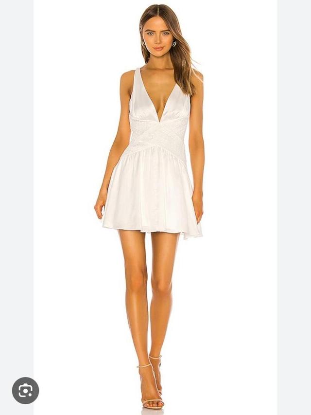 Michael Costello Women's A-line Dress - White - S on Productcaster.