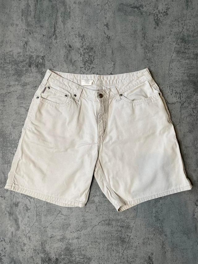 Carhartt Women's Shorts - White - UK 10 on Productcaster.