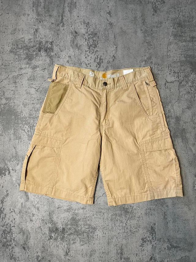 Carhartt Men's Shorts - Cream/Tan - 32" on Productcaster.