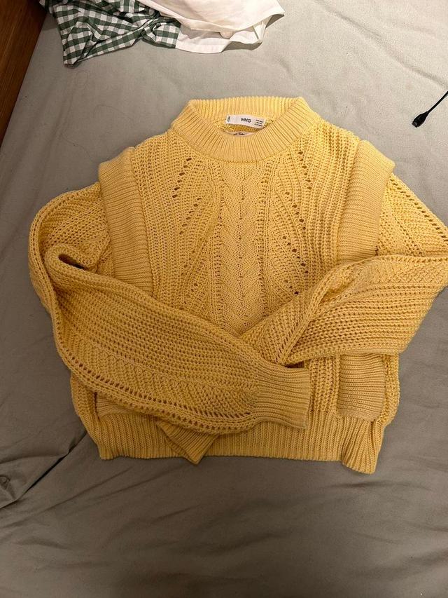 Mango Women's Jumper - Yellow - S on Productcaster.