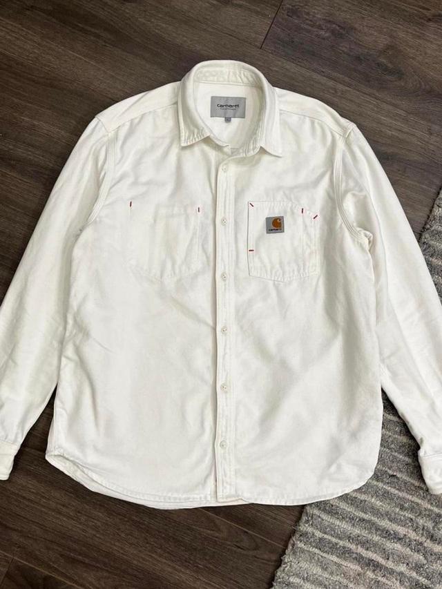 Carhartt WIP Men's Shirt - Cream - M on Productcaster.