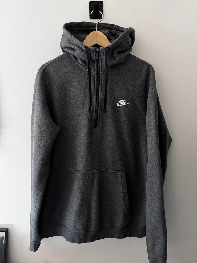 Nike Men's Hoodie - Grey - M on Productcaster.