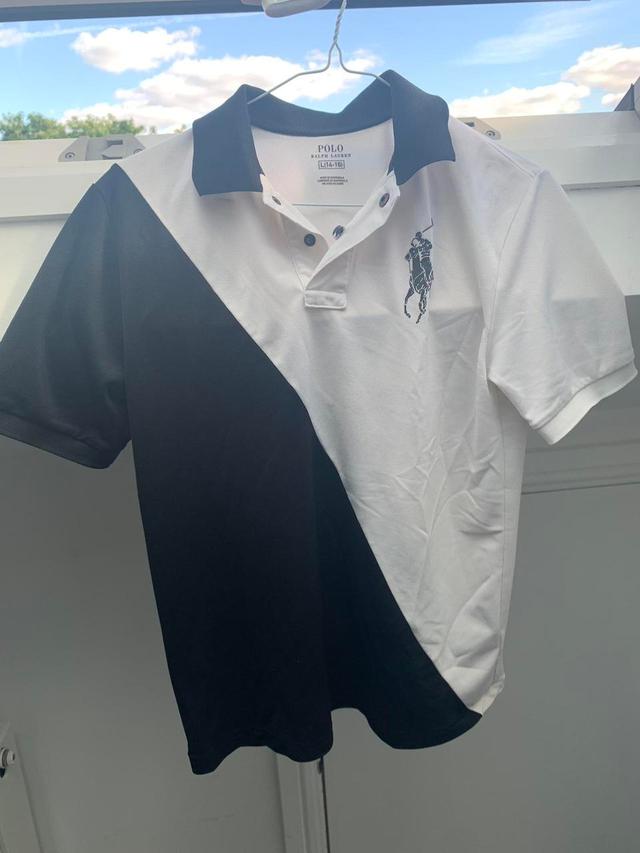 Polo Ralph Lauren Men's Polo shirt - Black/White - S on Productcaster.