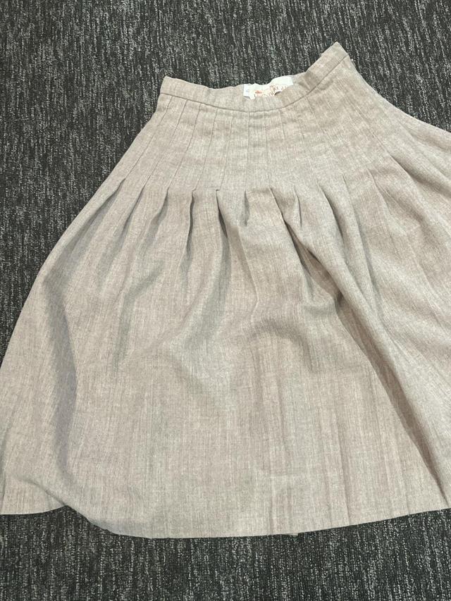 Women's Skirt - Cream/Grey - UK 12 on Productcaster.