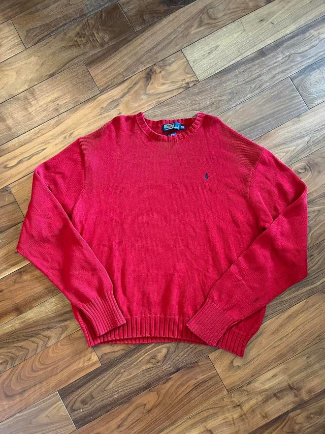 Polo Ralph Lauren Men's Sweatshirt - Red - XXL on Productcaster.