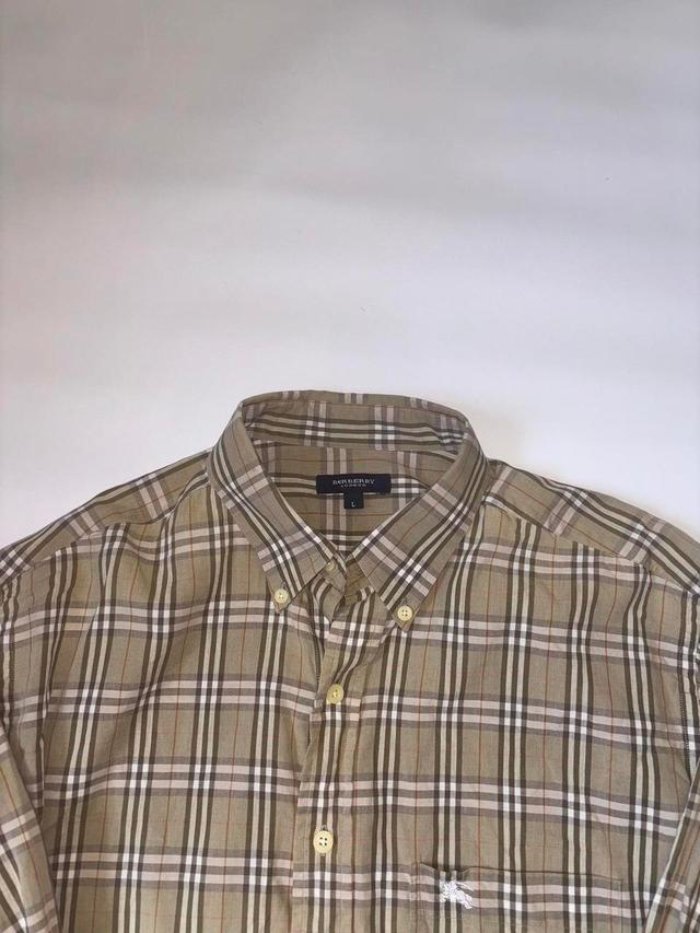 Burberry Men's Shirt - Cream/Brown - M on Productcaster.