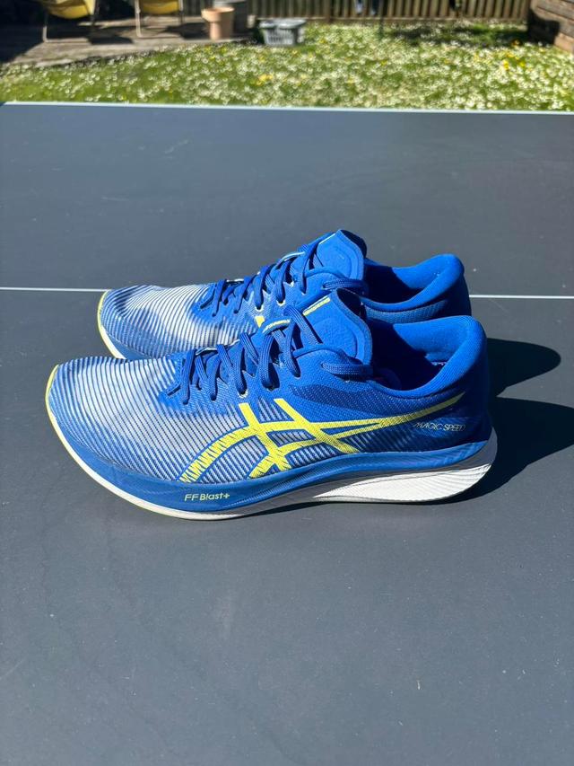 ASICS Men's Trainers - Blue - UK 9.5 on Productcaster.