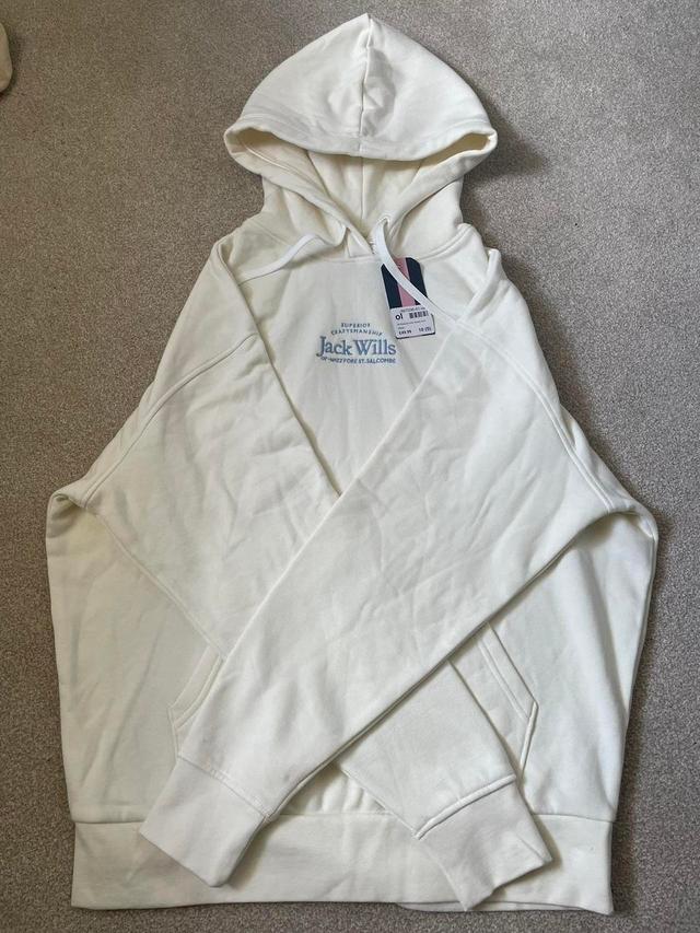 Jack Wills Women's Hoodie - Cream - 10 on Productcaster.