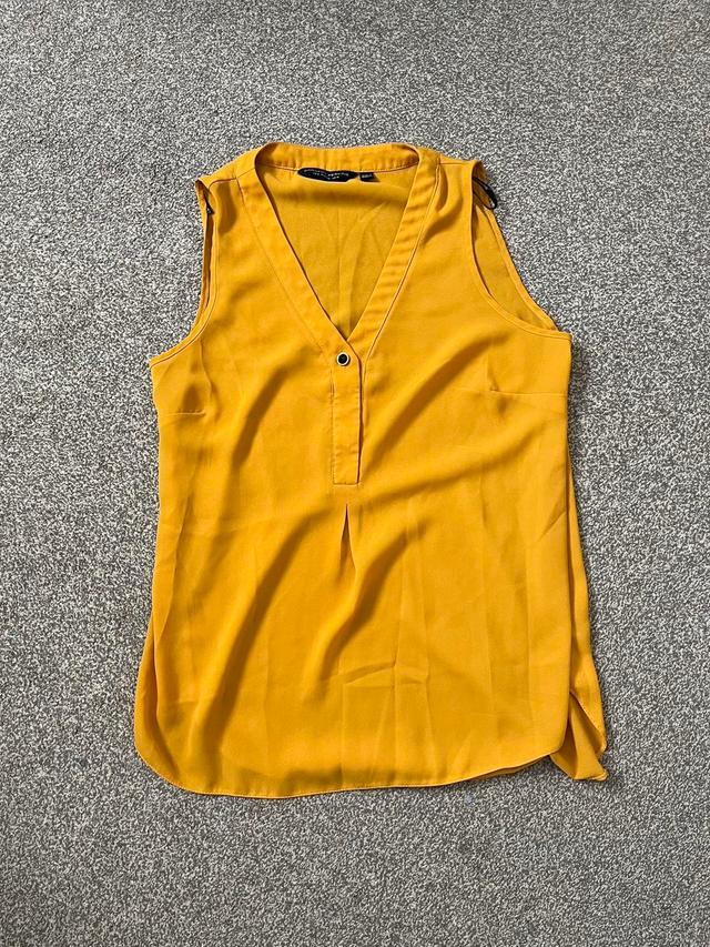 Dorothy Perkins Women's Blouse - Yellow/Orange - 10 on Productcaster.