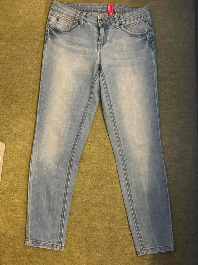 Vintage Women's Jeans - Grey/Blue - UK 8 on Productcaster.