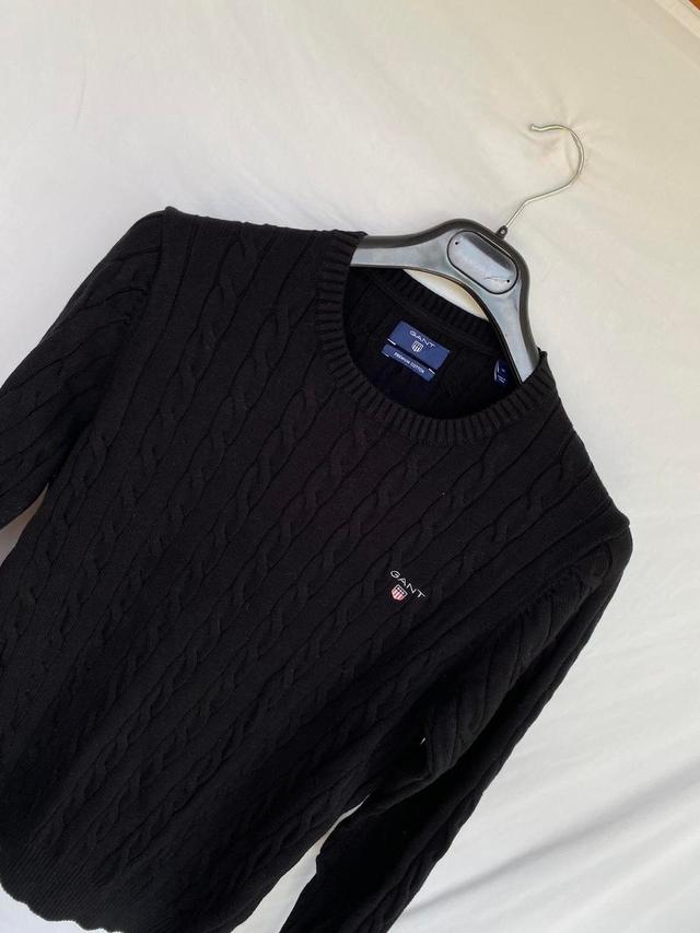 GANT Men's Jumper - Black - M on Productcaster.