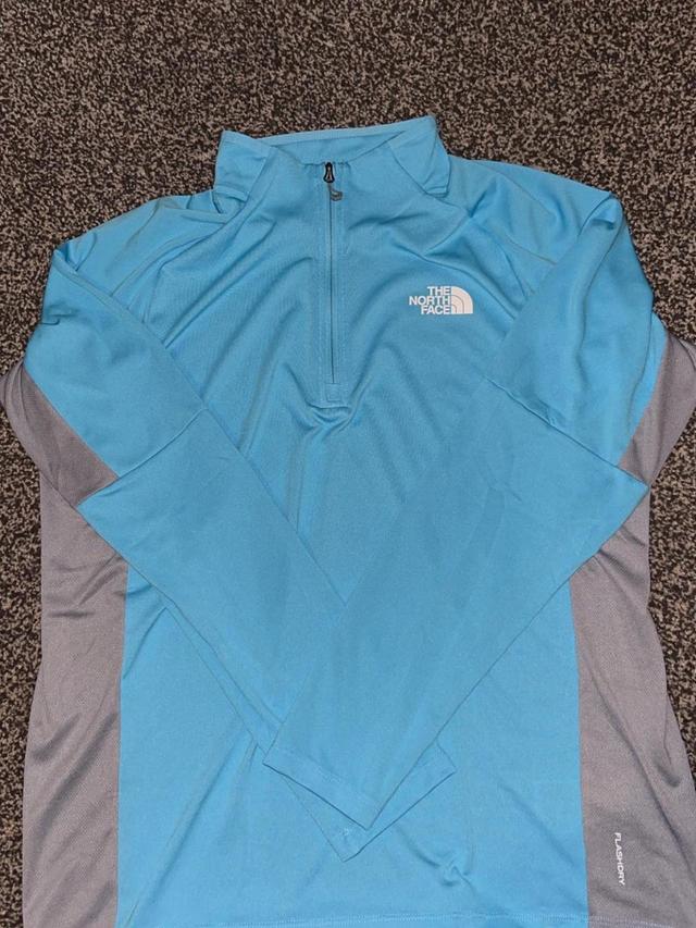 The North Face Men's Sweatshirt - Blue/Grey - L on Productcaster.