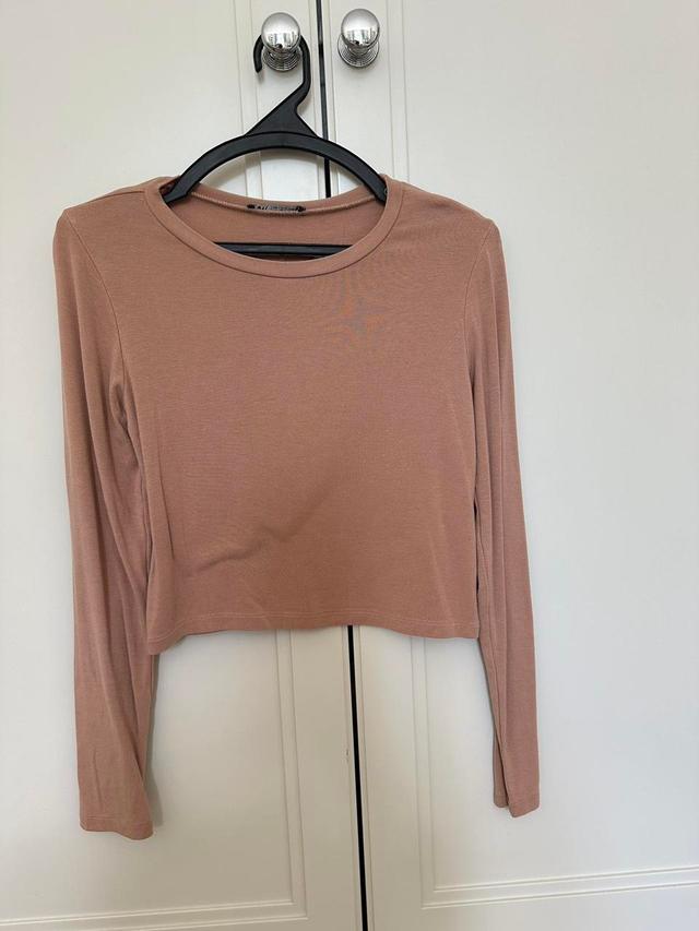 Zara Women's Shirt - Tan - M on Productcaster.