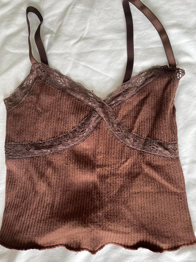 Urban Outfitters Women's Crop top - Brown - XS on Productcaster.