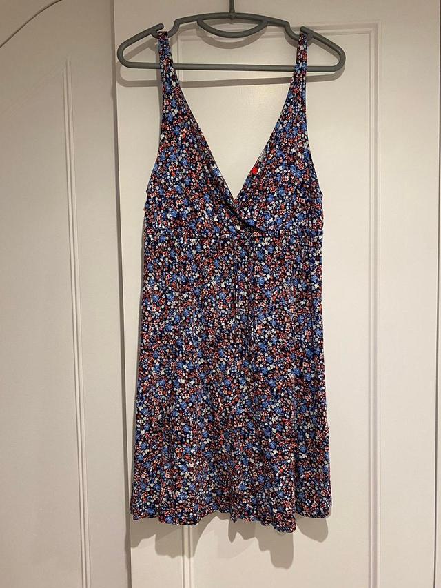 H&M Women's Slip Dress - Multi/Blue - 12 on Productcaster.