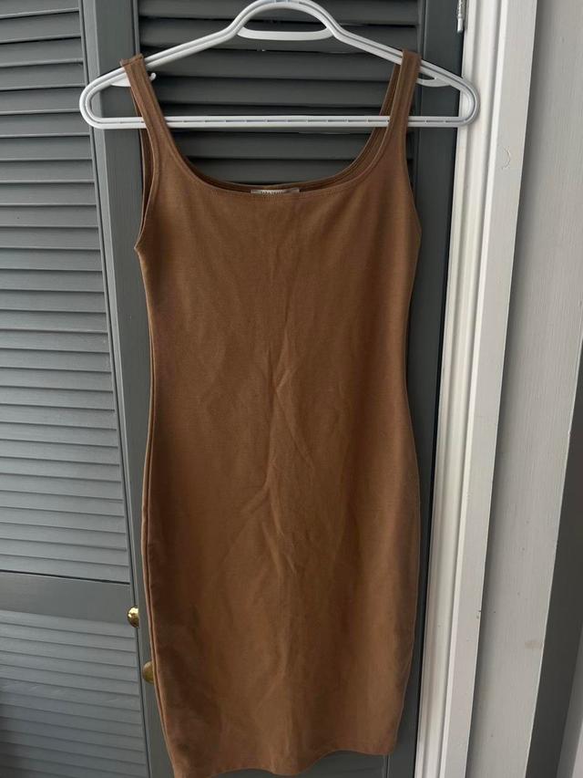 Zara Women's Bodycon Dress - Tan - S on Productcaster.