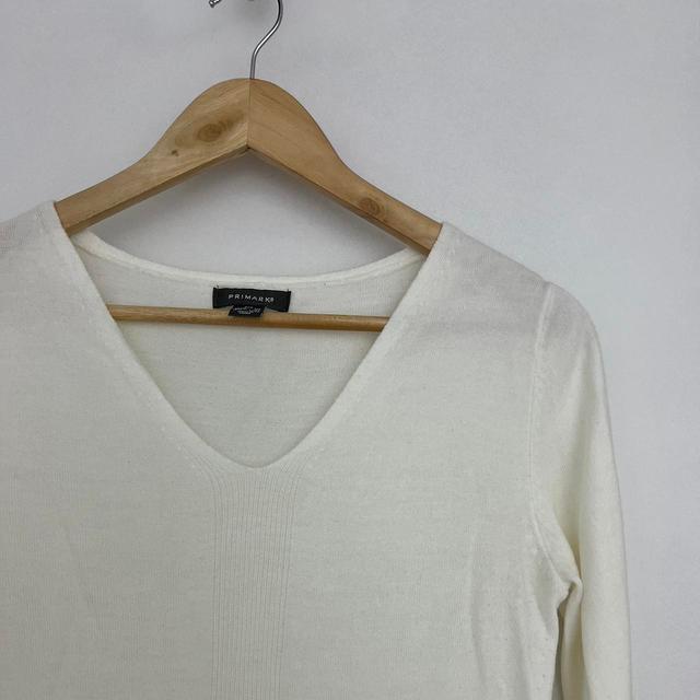 Primark Women's Jumper - Cream - XXS on Productcaster.